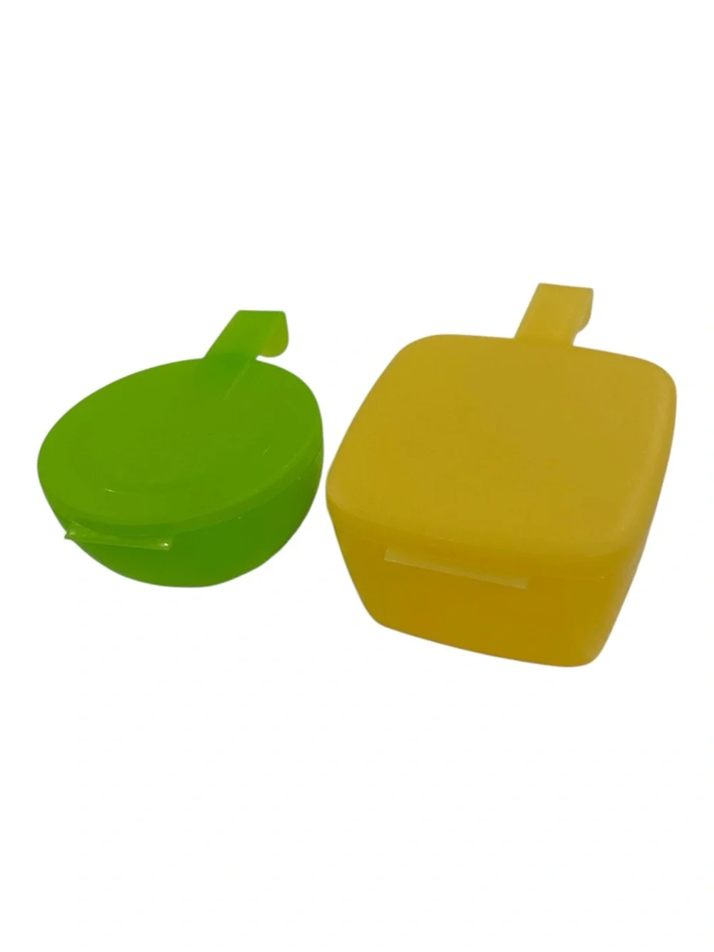 Set Of 2 Tupperware Forget Me Not Hanging Onion & Cheese Storage Containers